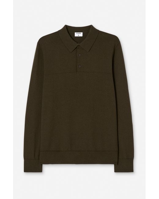 Filippa K Multicolor Knitted Polo Shirt for men
