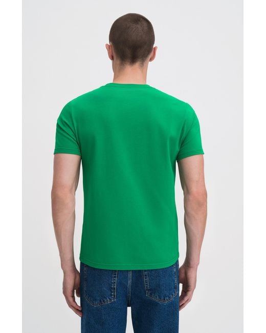 Filippa K Green Stretch Cotton Tee for men