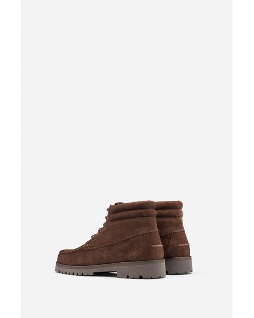 Filippa K Brown High Derby Leather Shoes for men