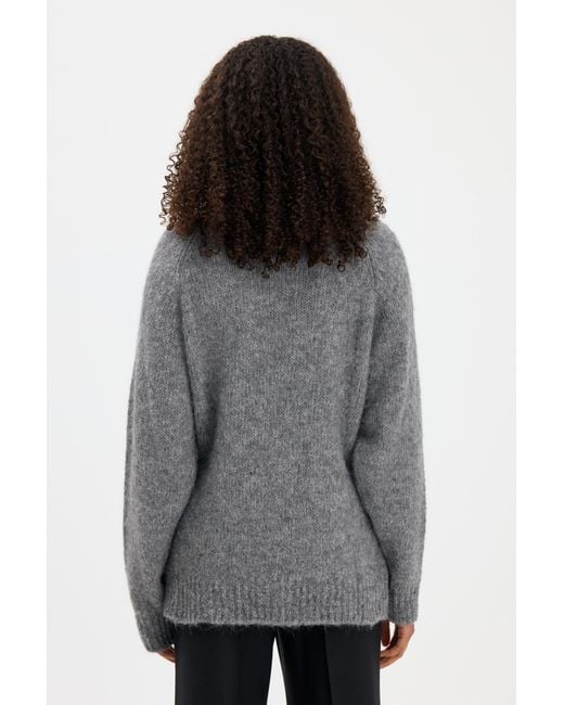 Filippa K Gray Hairy Alpaca Sweater