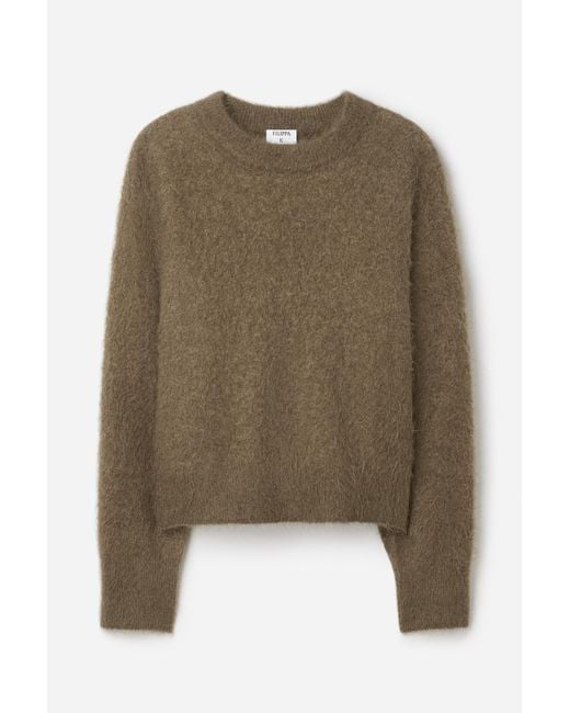 Filippa K Green Fluffy Sweater