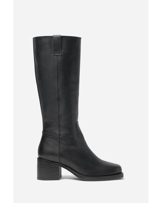 Filippa K Black Leather Riding Boots