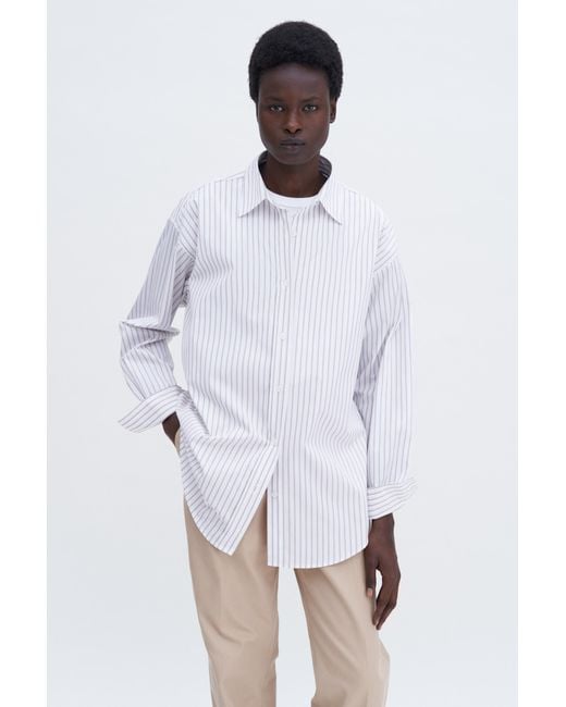 Filippa K White Classic Stripe Shirt