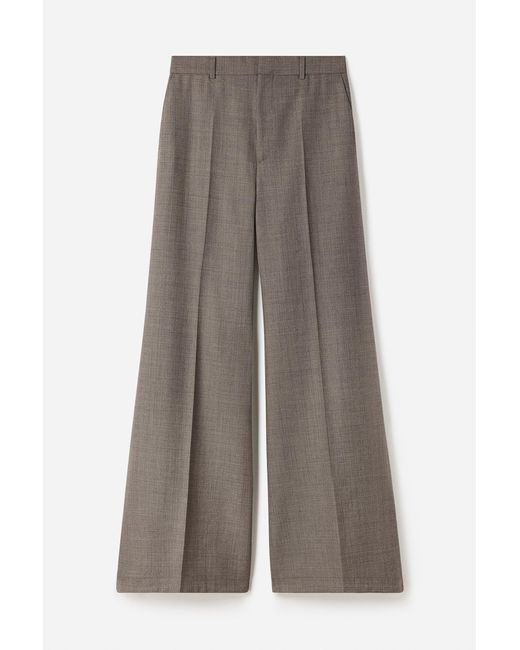 Filippa K Gray Wool Blend Flare Trousers