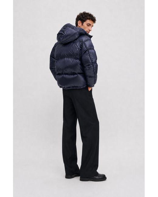 Filippa K Blue Puffer Down Jacket for men