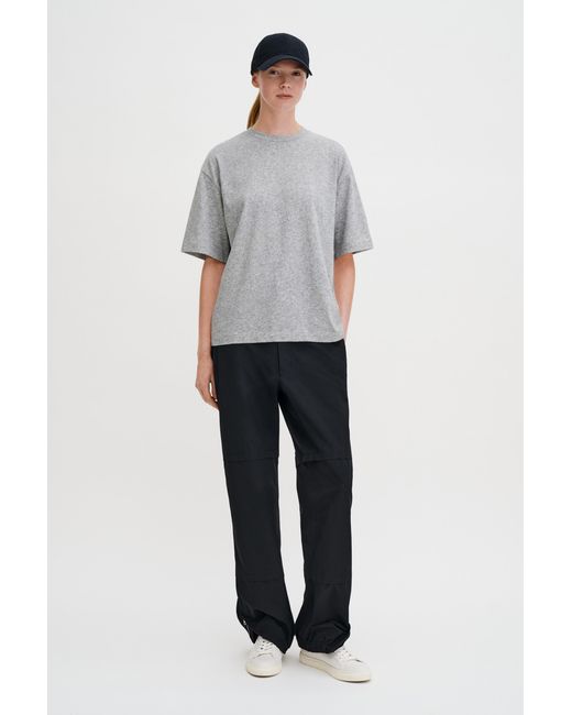 Filippa K Gray Oversized Cotton Tee