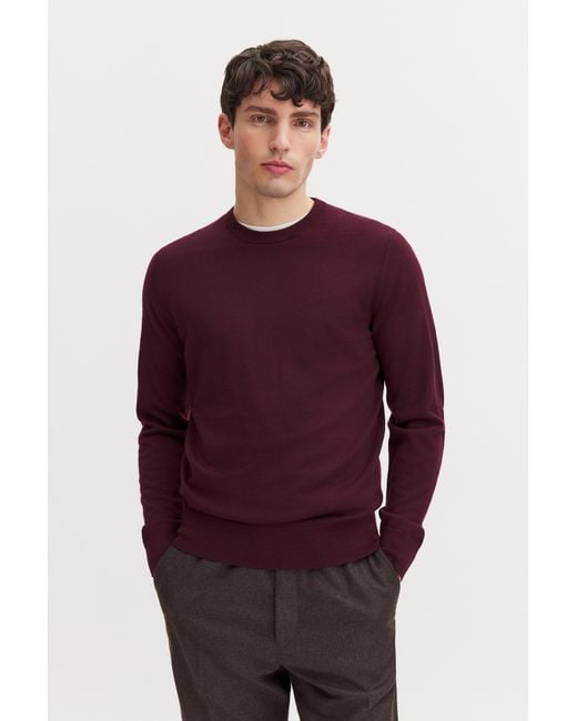 Filippa K Red Merino Sweater for men
