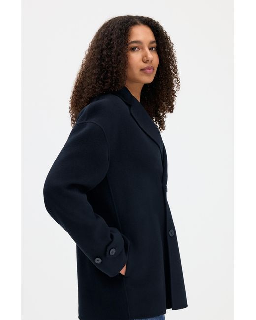 Filippa K Blue Audrey Wool Doublé Jacket