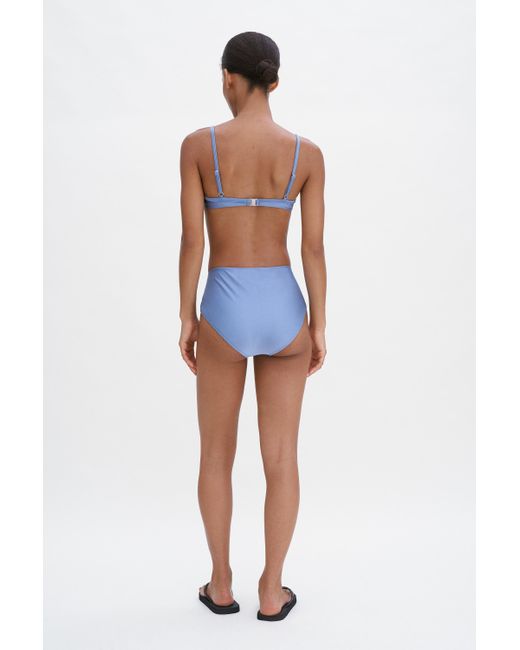 Filippa K Blue Underwire Bikini Top