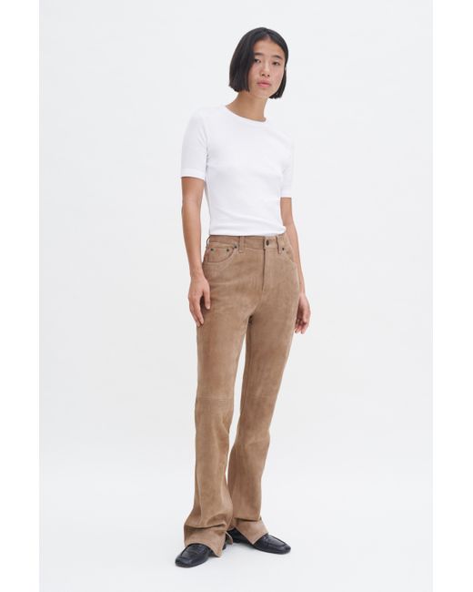 Filippa K White Soft Rib Tee