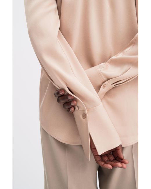Filippa K Natural Gathered Raglan Blouse