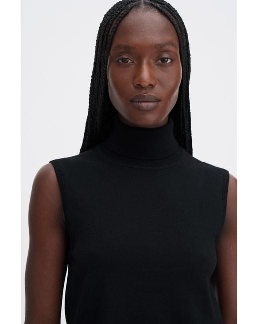 Filippa K Blue Turtleneck Vest
