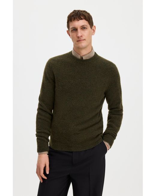 Filippa K Green Wool Yak Sweater for men