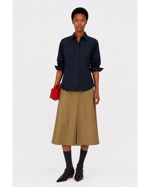Filippa K Blue Classic Poplin Shirt