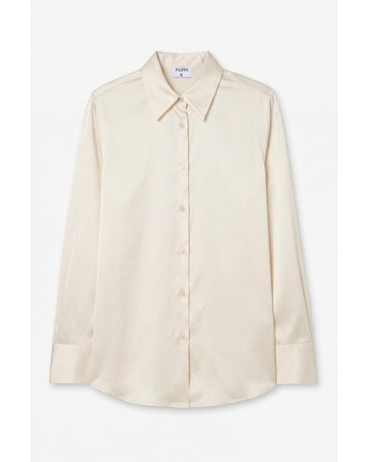 Filippa K White Silk Shirt