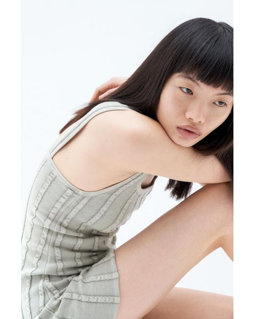 Filippa K White Knitted Strap Dress