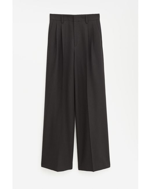 Filippa K White Darcey Wool Trousers