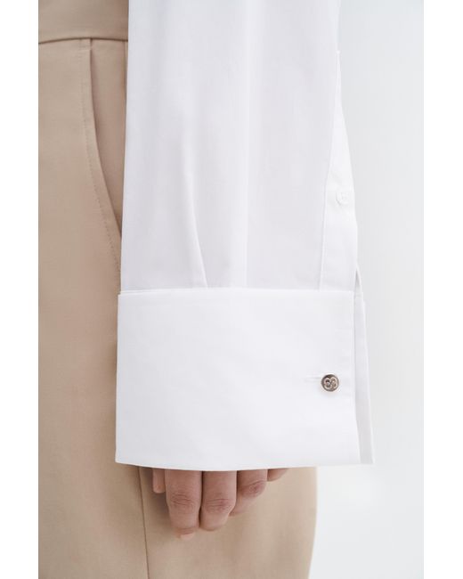 Filippa K White Tuxedo Shirt