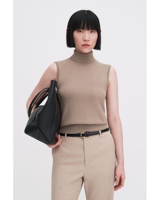 Filippa K Natural Turtleneck Vest