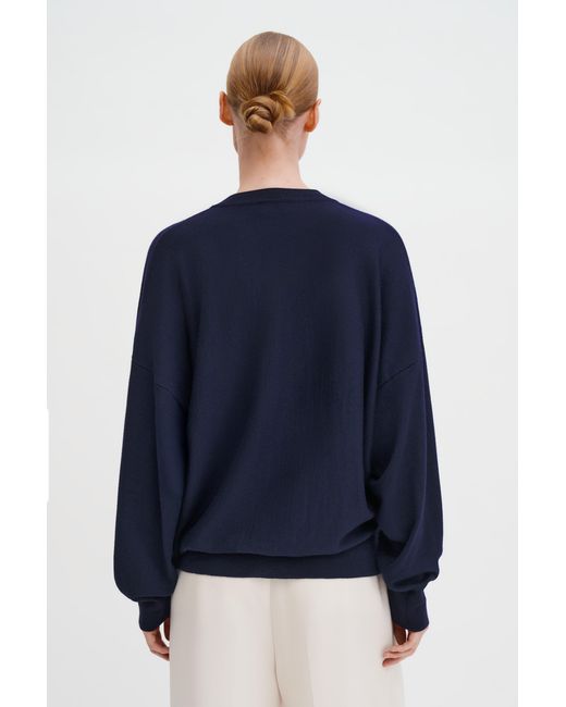 Filippa K Blue Batwing Sweater