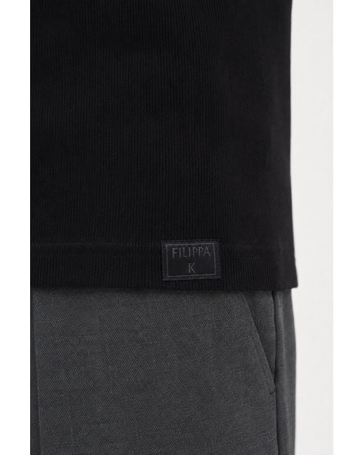 Filippa K Blue Rib Tee for men