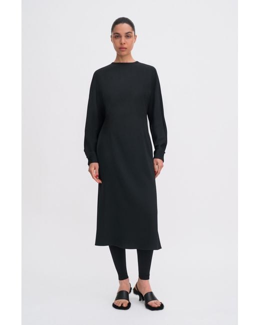 Filippa K Black Batwing Dress