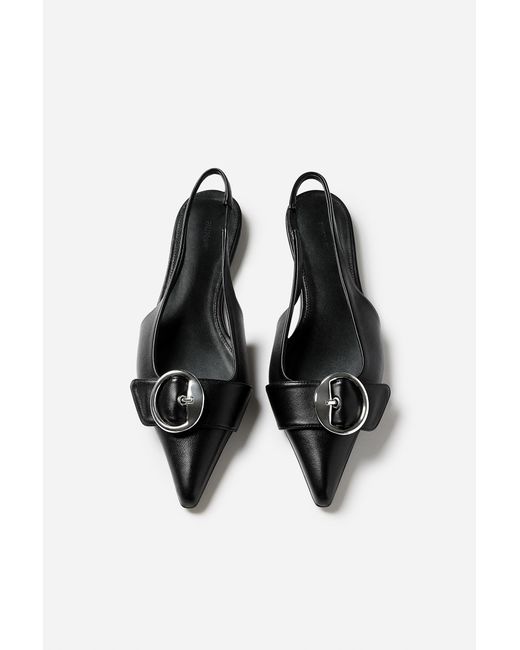Filippa K White Sling Back Flats