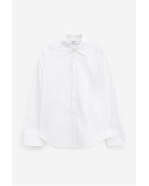 Filippa K White Tuxedo Shirt