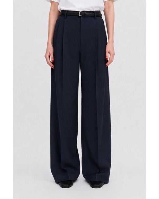Filippa K Blue Darcey Cool Wool Trouser