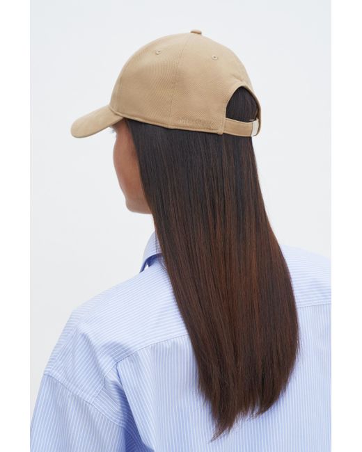 Filippa K White Cotton Canvas Cap