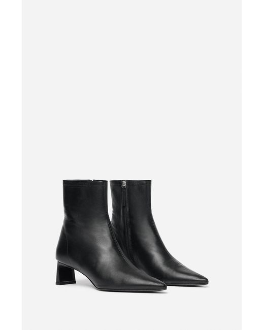 Filippa K White Kitten Heel Ankle Bootie