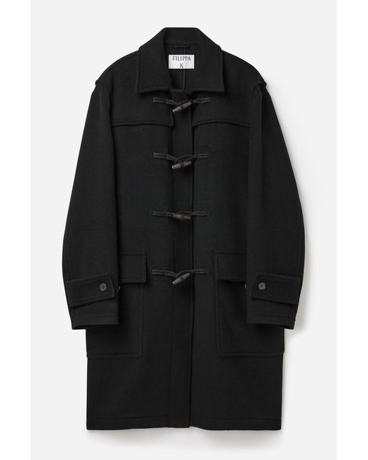 Filippa K Blue Monty Duffle Coat for men