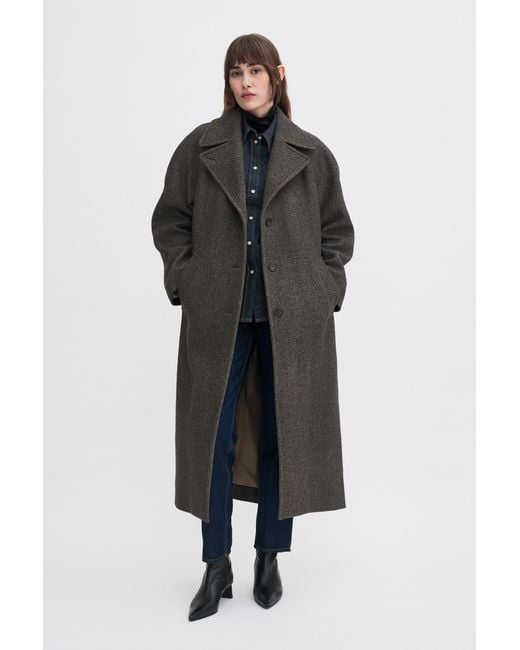 Filippa K Black Vanessa Vented Coat