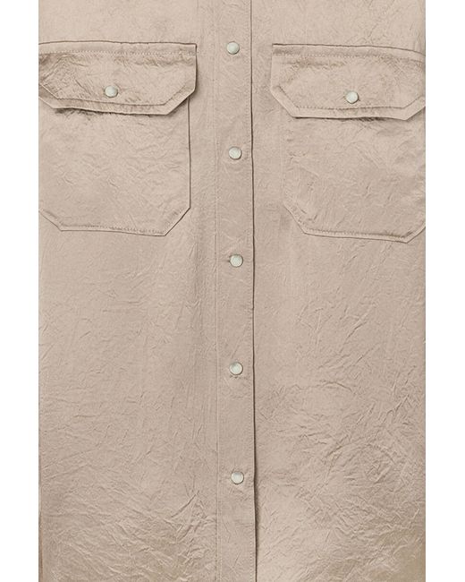 Filippa K Brown Fluid Work Shirt