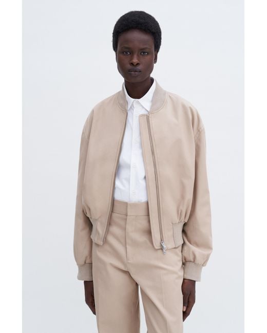 Filippa K Natural Cotton Blouson Jacket