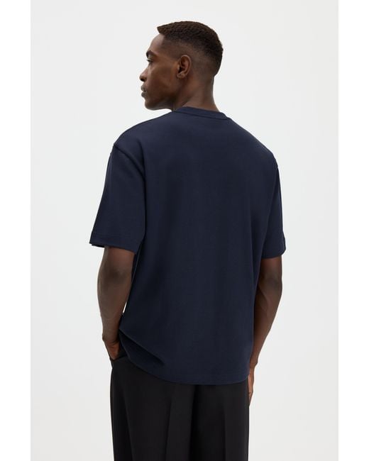 Filippa K Blue Heavy Crewneck Tee for men