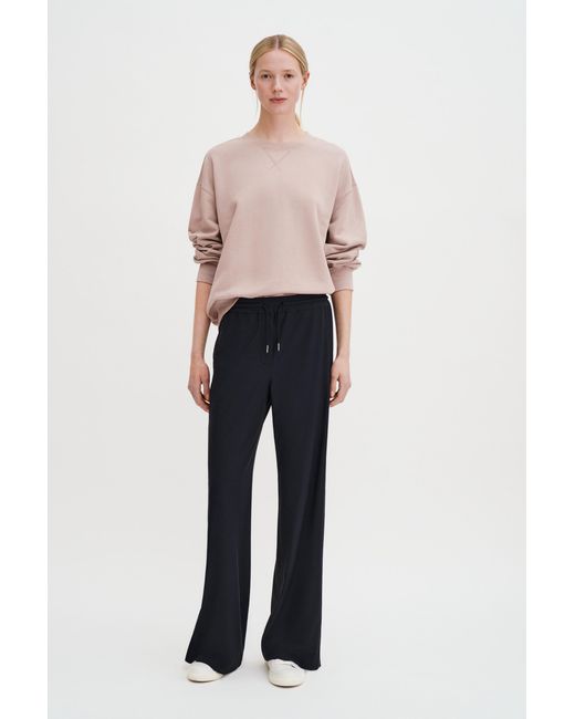 Filippa K Black Functional Jersey Trousers