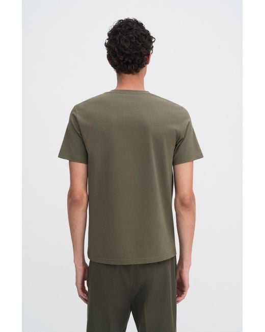 Filippa K Green Stretch Cotton Tee for men