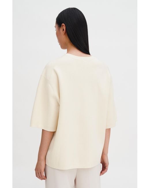 Filippa K Natural Milano Knit T-Shirt