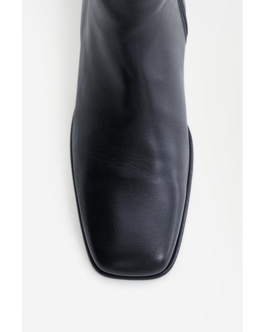 Filippa K White Eileen Leather Boots