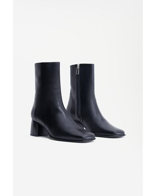 Filippa K White Eileen Leather Boots