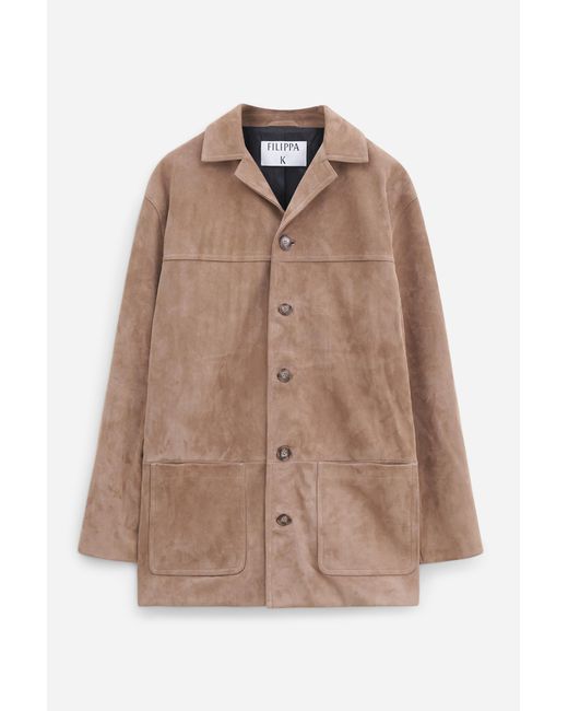 Filippa K Natural Suede Jacket