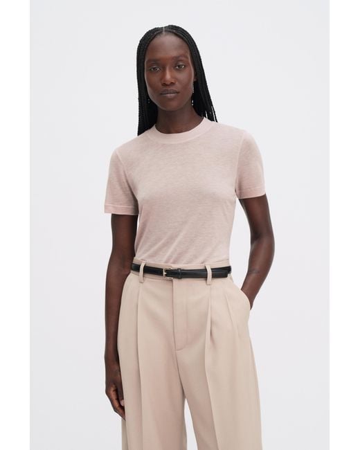 Filippa K Natural Lyocell Cashmere Tee