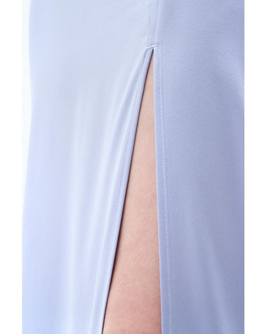 Filippa K Blue Silk Pencil Skirt