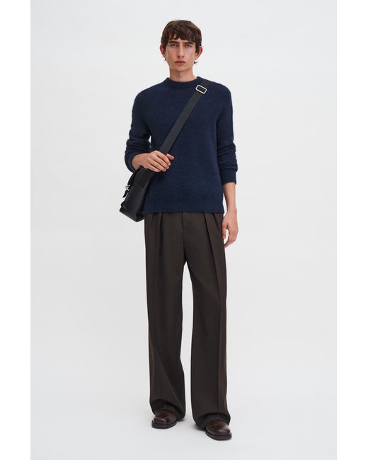 Filippa K Blue Wool Yak Sweater for men
