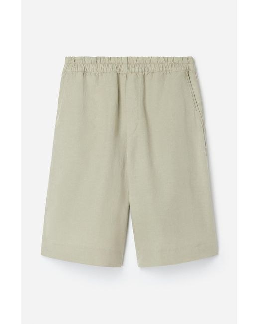 Filippa K Green Theo Linen Shorts for men