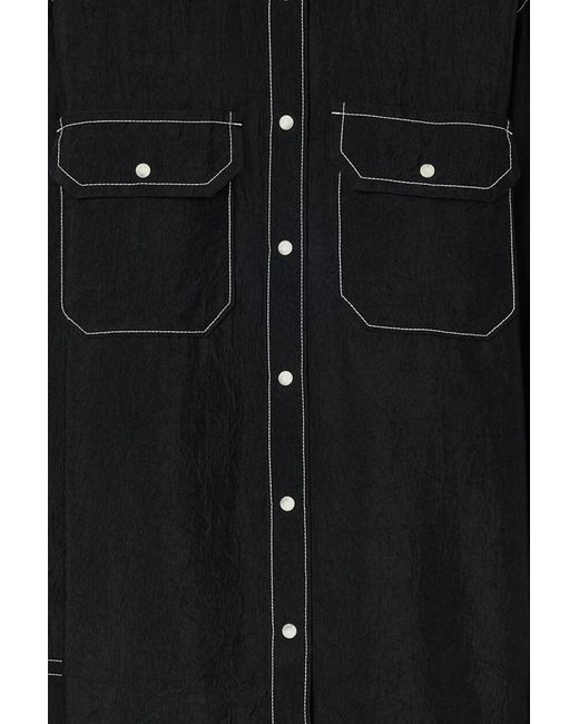 Filippa K Black Fluid Work Shirt