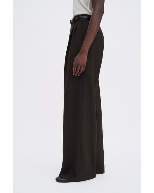 Filippa K White Darcey Wool Trousers