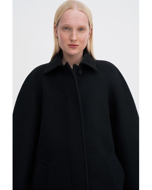 Filippa K Blue Cocoon Coat