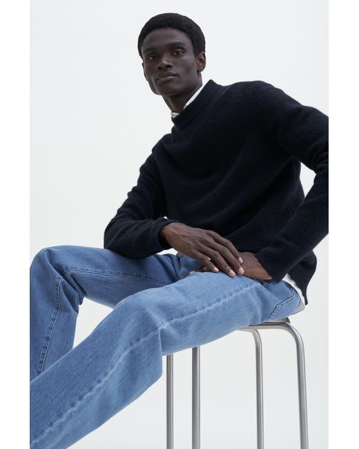 Filippa K Blue Tapered Cropped Jeans for men